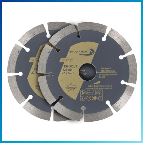 Diamanttrennscheibe 125mm set - diamanttrennscheibe,